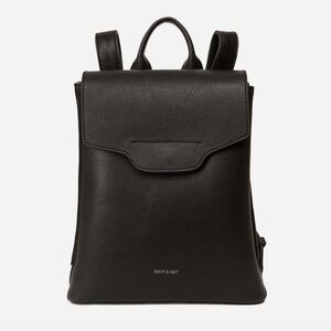 Matt & Nat Backpack Purse Bag. Magnet closure. VEGAN. Black. Excellent condition